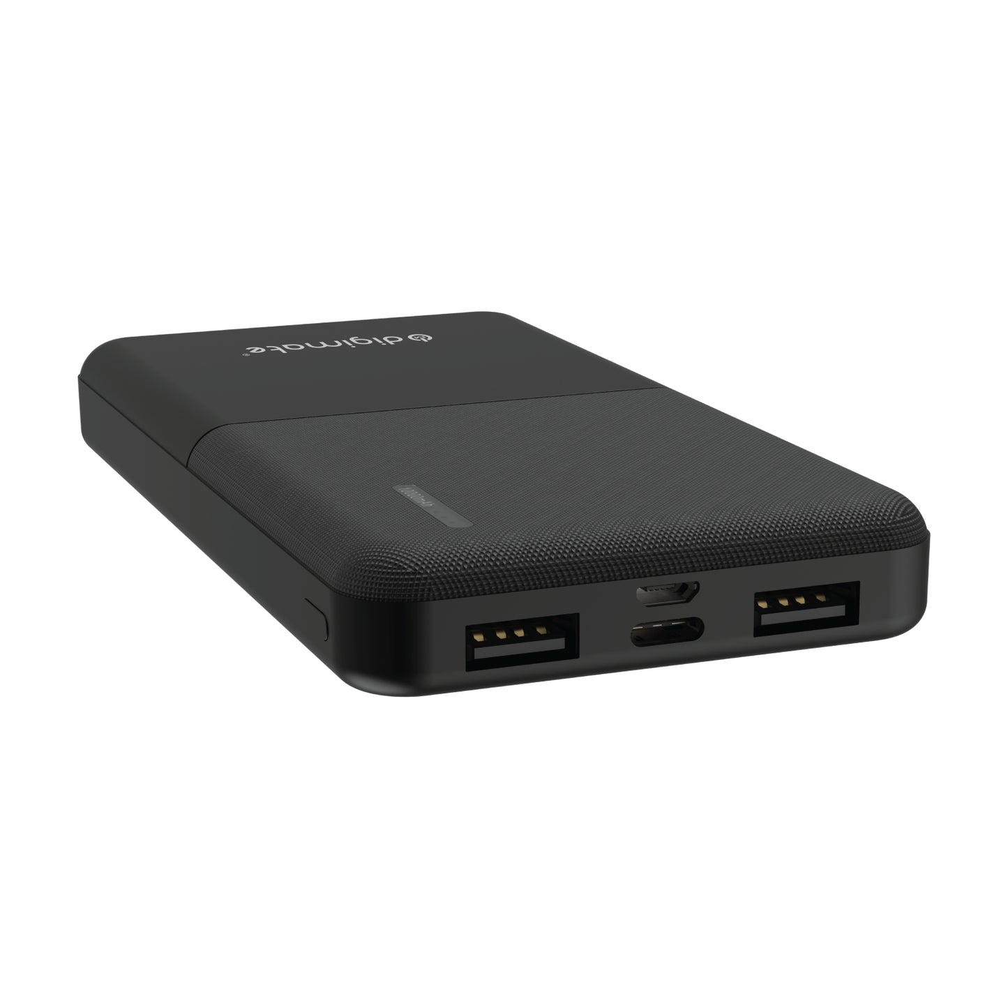 Digimate Dual USB, 10000mAh, 10W Fast Charging, Power Bank | LED Display | (Black, DG-PB-1006)