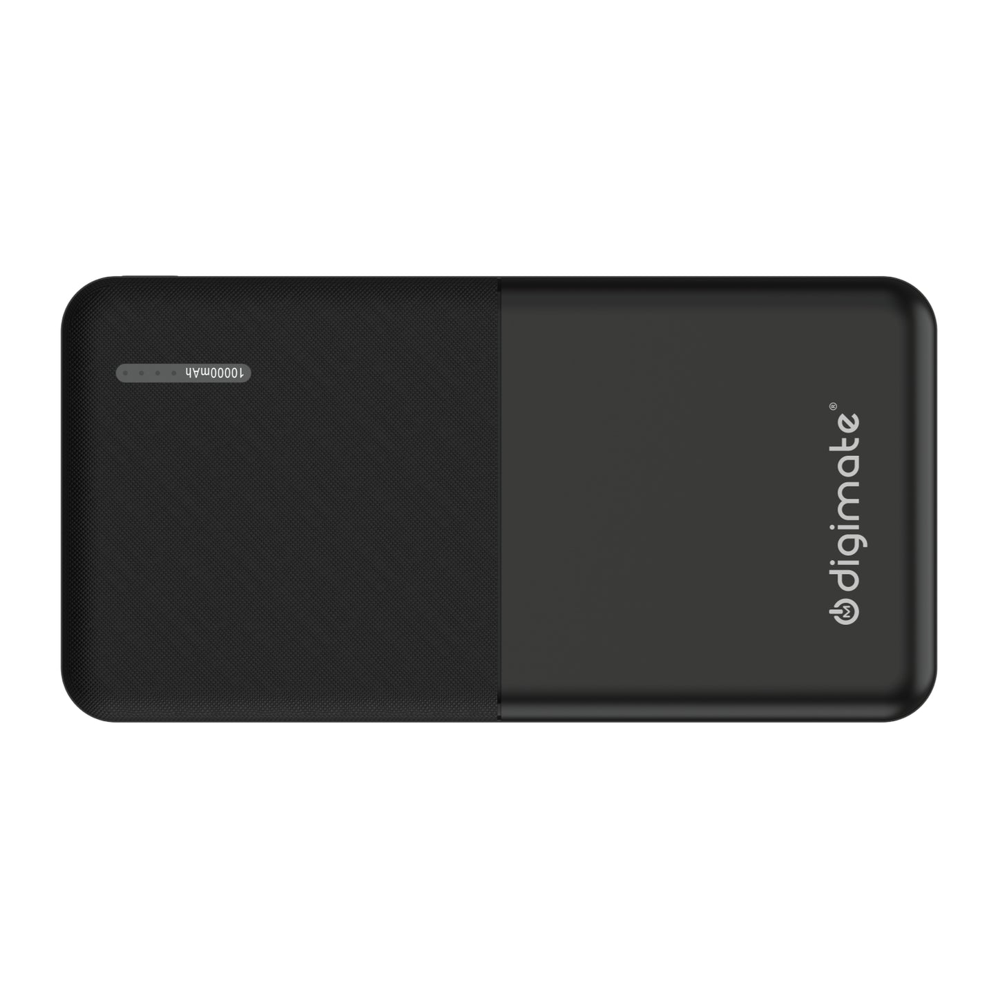 Digimate Dual USB, 10000mAh, 10W Fast Charging, Power Bank | LED Display | (Black, DG-PB-1006)