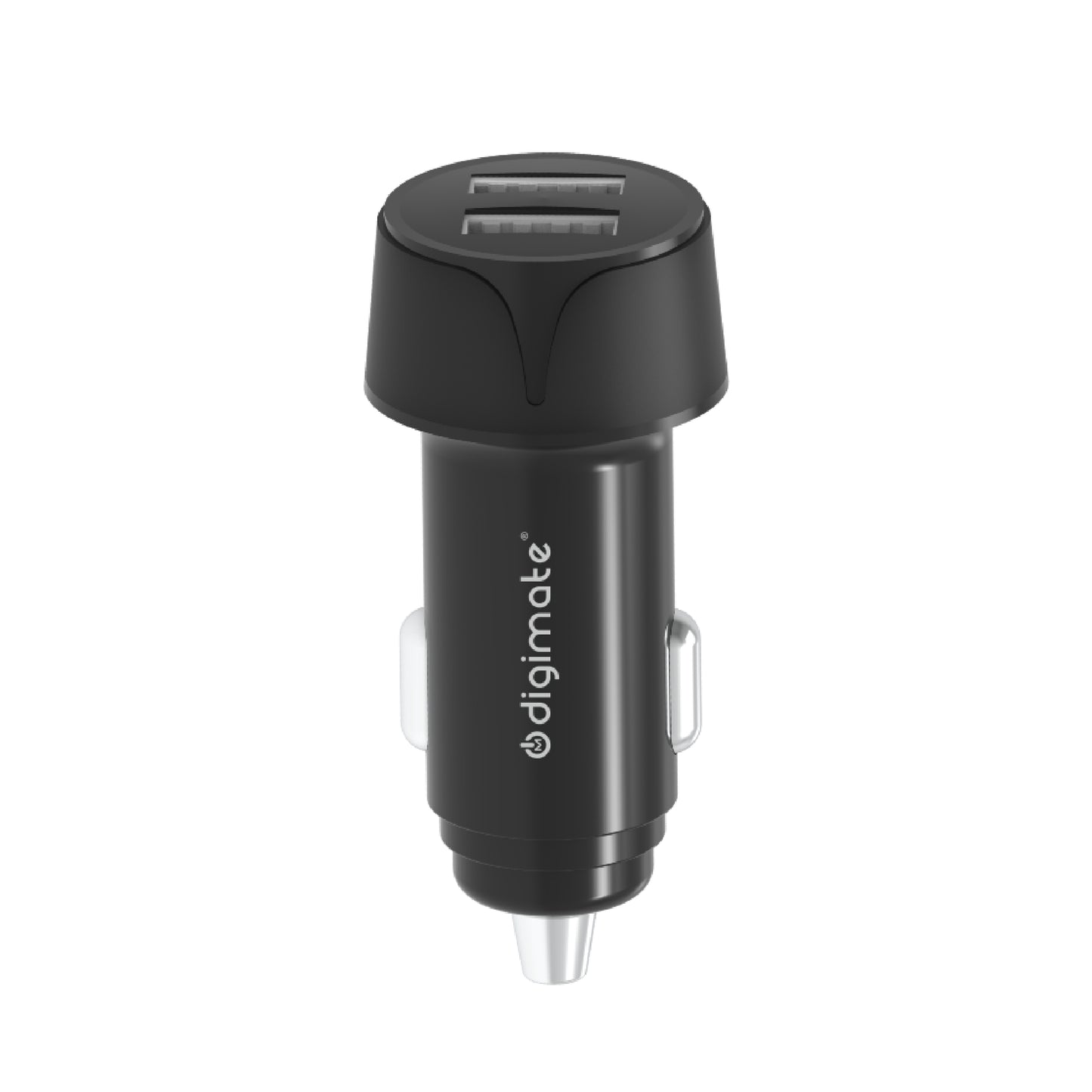 Digimate Dual Port Output Fast Charging 18W Car Charger with 4-in-1 | 65W Metal Alloy Ports Cable