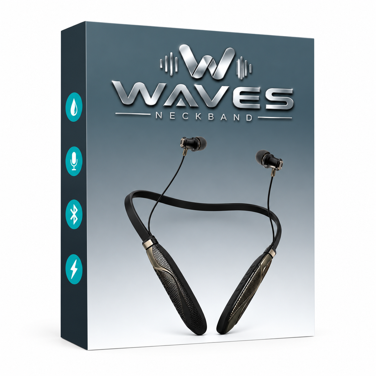 Digimate Student Pack | Waves Neckband + Float TWS Earbuds | 250H Combined Playtime | Bluetooth 5.4 | HD Calling | Type-C Charging | IPX4 & IPX5