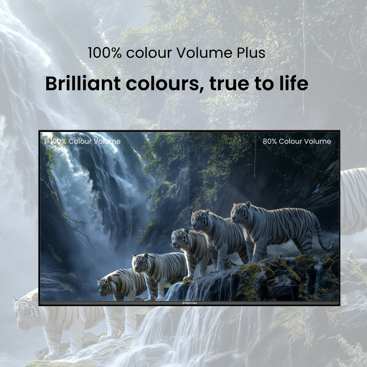 Digimate 43 inches HD Ready Android TV 2025 Edition with Dolby Audio, Bluetooth + Voice Remote (DG-LED-4302, Black) 2 Year Warranty