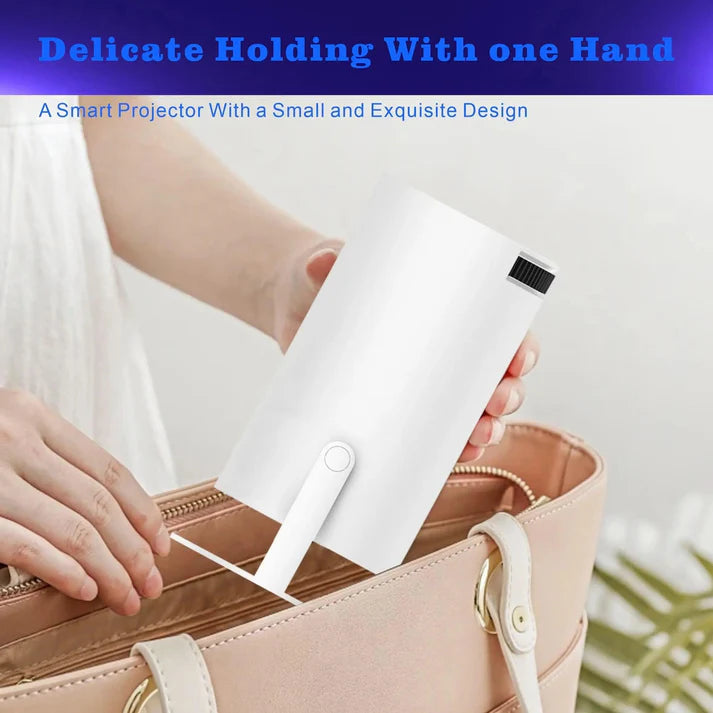 4K LED Projector with Android 11 | Smart Portable Home Theater, HD Video, Wi-Fi, Bluetooth, and Entertainment Streaming
