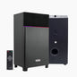 Digimate DG-BB01 Boombox 80 Watt Powerful Tower Speaker 6.5" Woofer High Power Bass, 4.0" Speaker, AUX, USB, LED Lights+Display, BT+ Wired Karaoke Mic Support, Full Remote Control (Platinum Black)