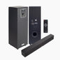 Digimate DG-SB01 100W Bluetooth Soundbar | 2.1 Channel Home Theatre |Deep Bass from 5.25� Subwoofer |BT v5.3, AUX, USB Connectivity | 4 EQ Modes | Sleek Remote & LED Display (Platinum Black)