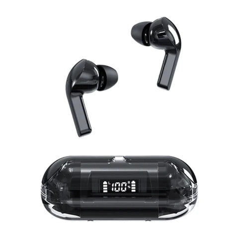 Digimate Transbud  Earbuds With Charging Case 6 Hours Play Time Bluetooth Version 5.3 With MIC (DG-EP02, White)