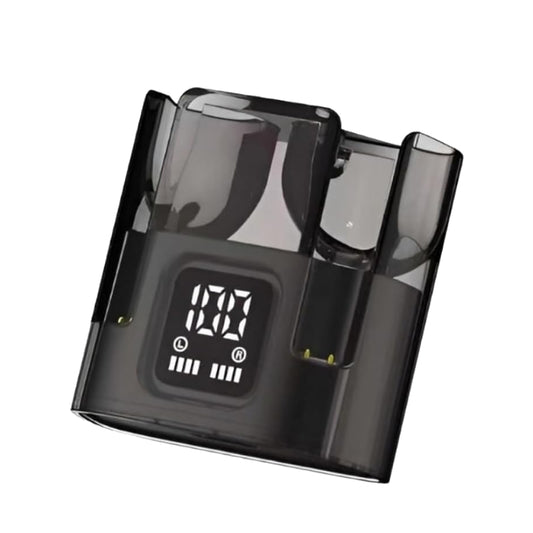 Digimate Zippods 2.0 Earbuds With Charging Case 15 Hours Play Time Bluetooth Version 3 With MIC (DG-EP05, Black)