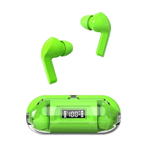 Digimate Transbud  Earbuds With Charging Case 6 Hours Play Time Bluetooth Version 5.3 With MIC (DG-EP02, White)