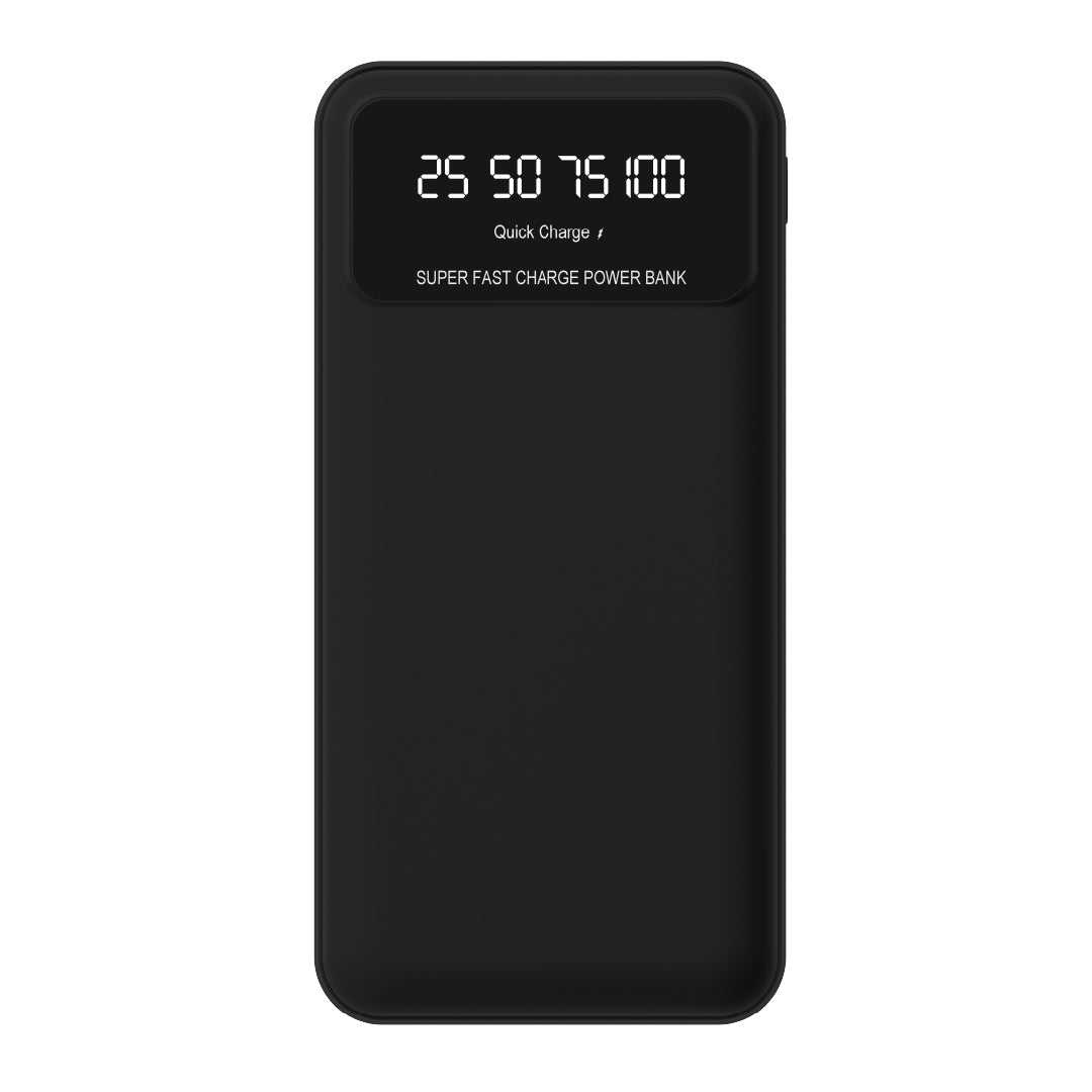 Digimate 20000mAh Power Bank | LED Display Dual Input Type-C Output | 22.5W Fast Charging (Black, DG-PB-2003)