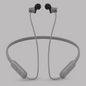 Digimate Gabbar 24Hours Playtime Wireless Bluetooth Neckband, Bluetooth 5.1, Fast Type-C Charging With Mic & Voice Assistant, IPX2 Waterproof (DG-NB-1011, Grey)