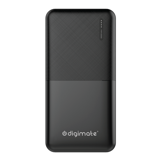 Digimate 20000mAh Power Bank, 10W Dual USB Fast Charging Quick Charge (Black)(DG-PB-2002)