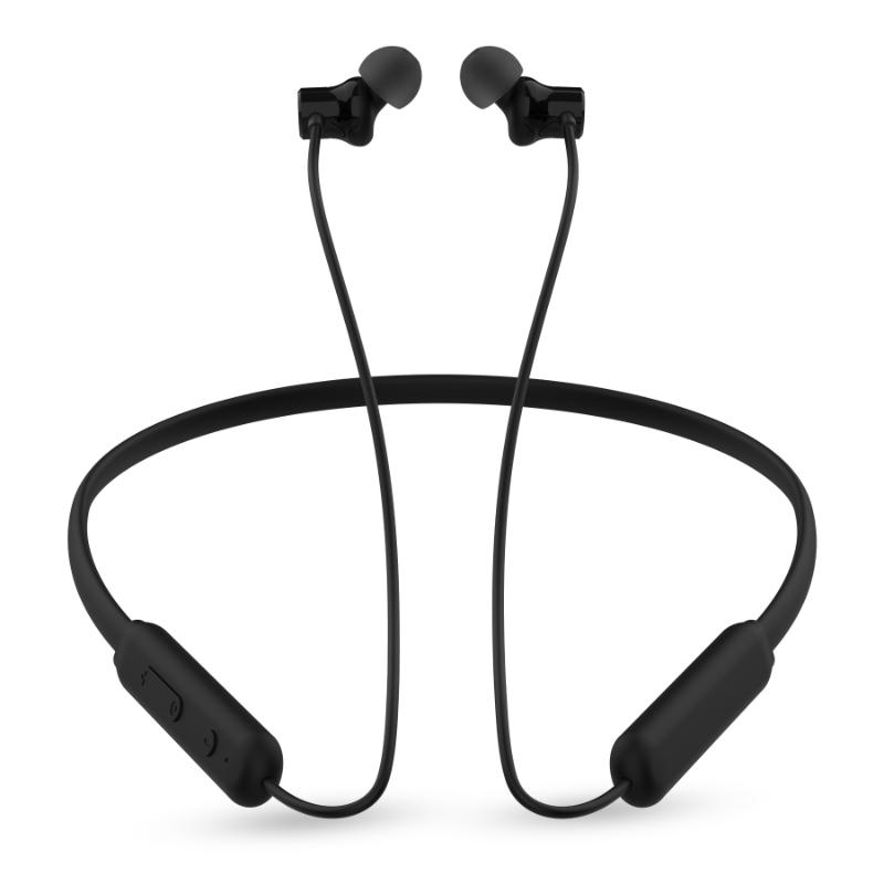 Digimate Gabbar 24Hours Playtime Wireless Bluetooth Neckband, Bluetooth 5.1, Fast Type-C Charging With Mic & Voice Assistant, IPX2 Waterproof (DG-NB-1011, Black)