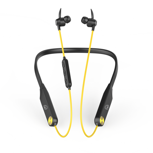 EKKO Unplug N06: Supreme ENC, 40ms Latency, Max BASS, Gaming Boost, Type-C, Siri & Google Assistant (Yellow)
