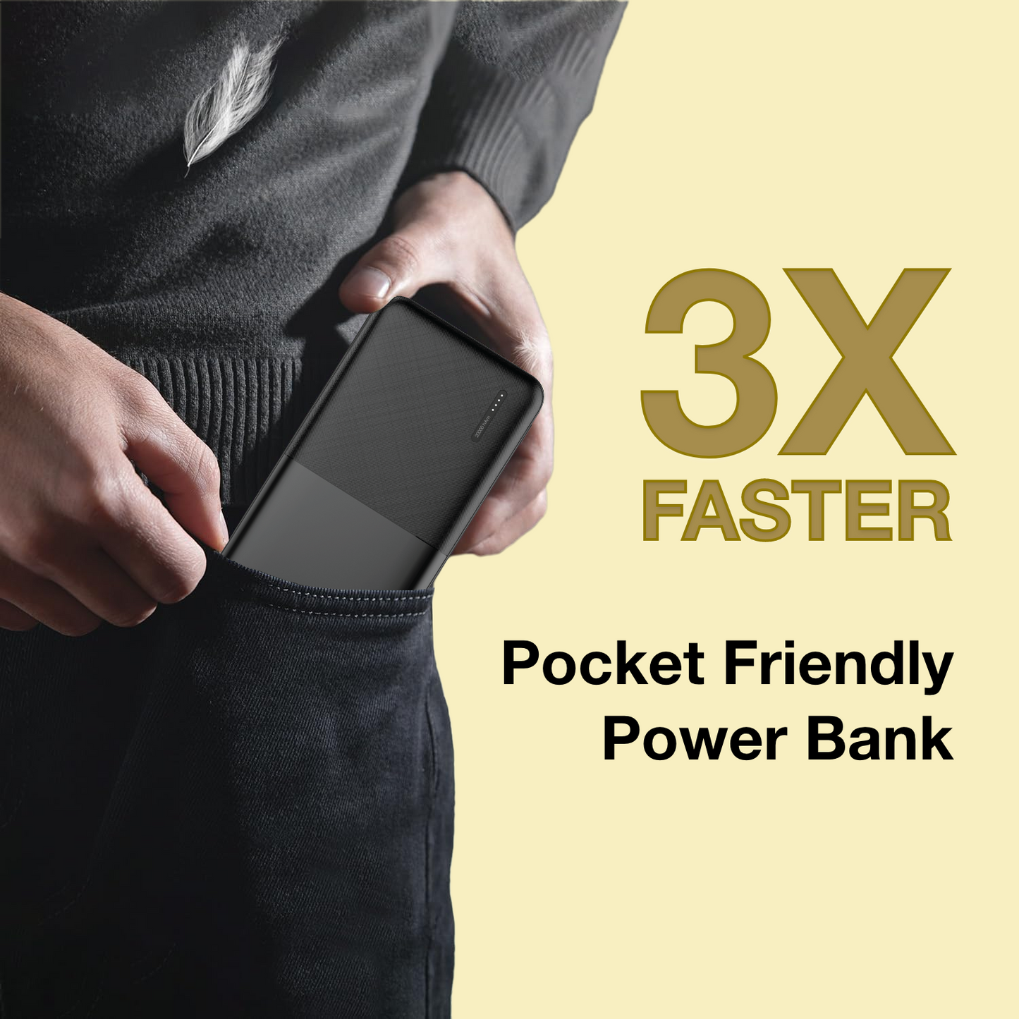 Digimate 20000mAh Power Bank, 10W Dual USB Fast Charging Quick Charge (DGPB-2002, Black)