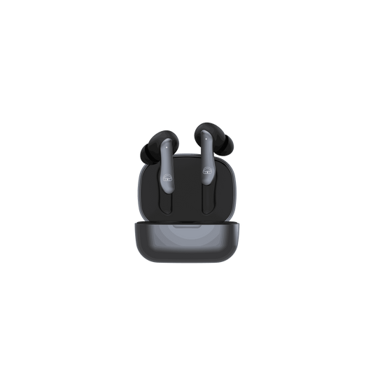 EKKO Earbeats T06: 10MM Driver, ENC Call Noise Cancellation, Touch Control, Massive Bass, IPX4 Water Resistancel TWS, Upto 60H Playtime, with Mic, Massive Bass, IPX4 Water Resistance (Black)