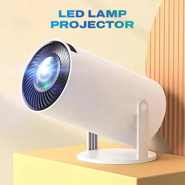 4K LED Projector with Android 11 | Smart Portable Home Theater, HD Video, Wi-Fi, Bluetooth, and Entertainment Streaming