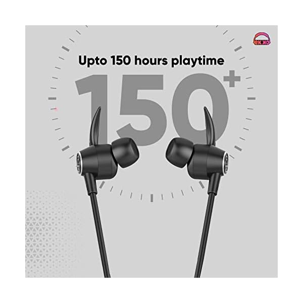EKKO Unplug N06: Supreme ENC, 40ms Latency, Max BASS, Gaming Boost, Type-C, Siri & Google Assistant (Black)