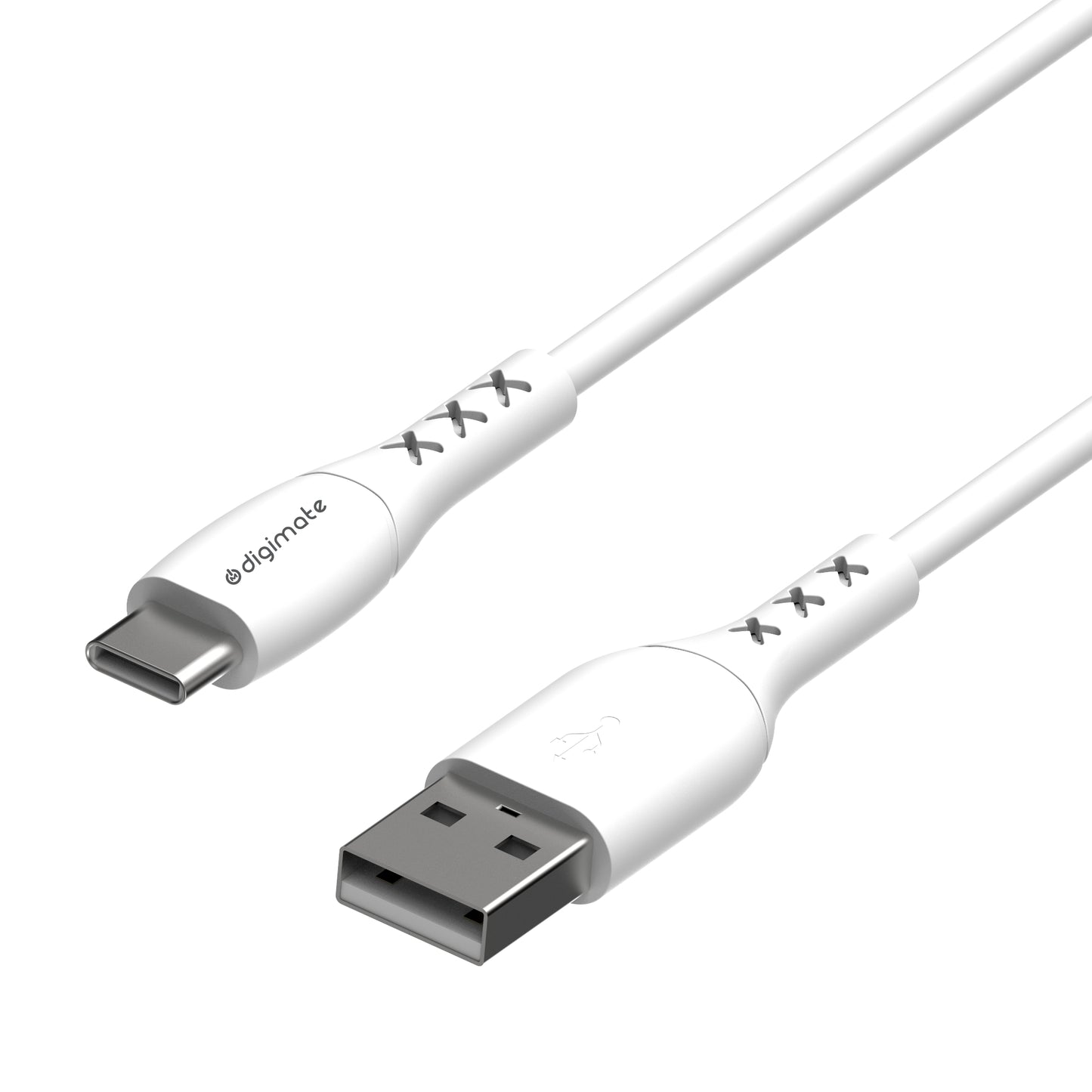 Digimate Dual USB Port 15W Wall Charger Adapter With Micro and Type C Cable