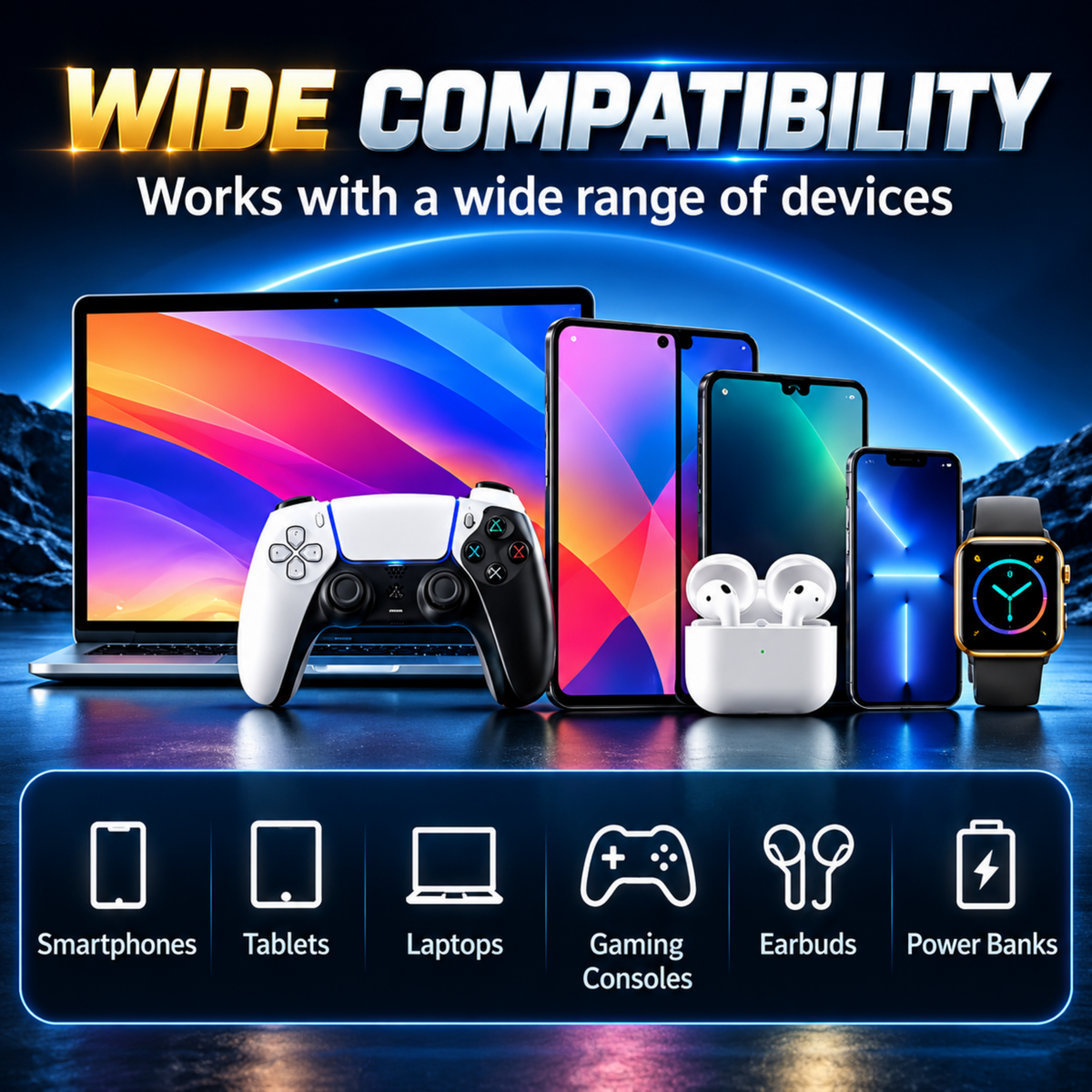 Digimate 4-in-1 Snake Cable 120W Fast Charging | Multi-Connector Braided Cable for iPhone, Samsung, OnePlus & Type-C Devices | USB-A to Type-C, Lightning & Type-C to Type-C