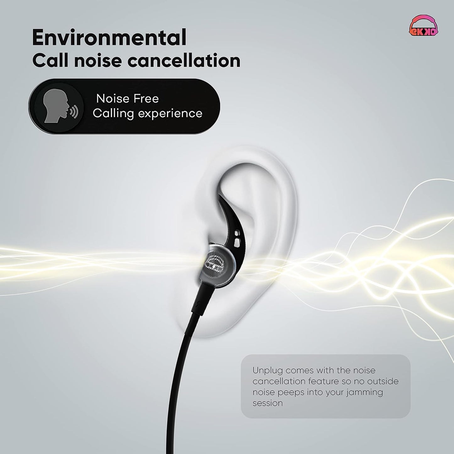 EKKO Unplug N03 Neckband: 40 Hours Playback Time, Top-tier ENC, 40ms Latency, Max Bass, Twin Connect, Siri & Google Assistant