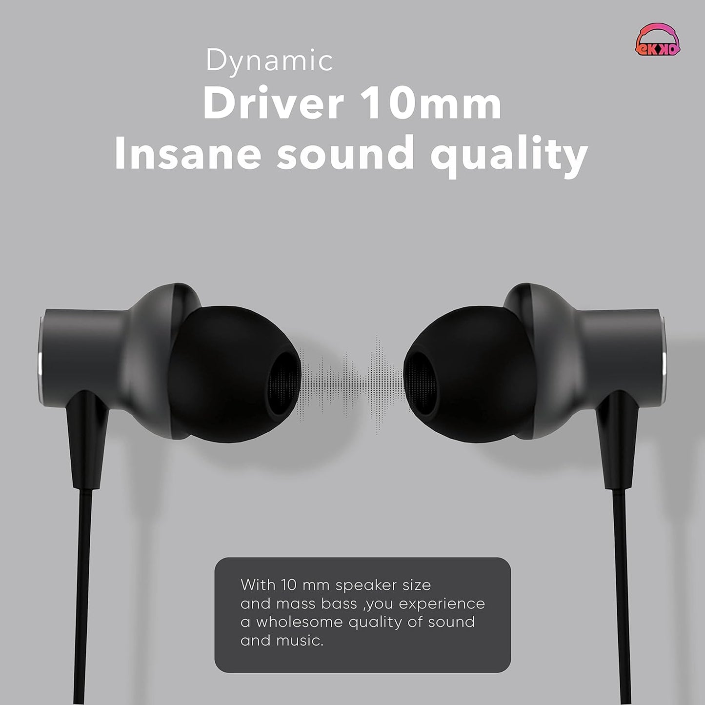 EKKO Unplug N02 Neckband, 15 Hours Playback Time with Super Sound Heavy Bass, Max BASS, Twin Connect, Siri & Google Assistant Activate