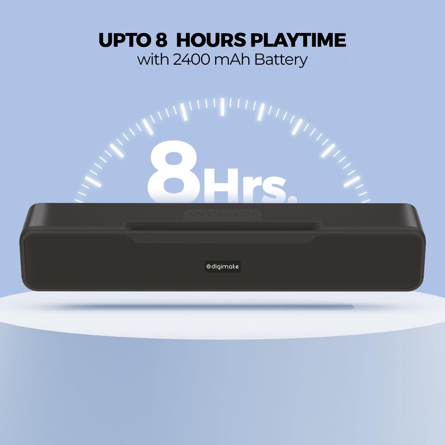 BOGO Offer: Boogie D1600 16W Bluetooth Speaker Bar System & Get Digimate Budmax True Wireless Earbuds FREE