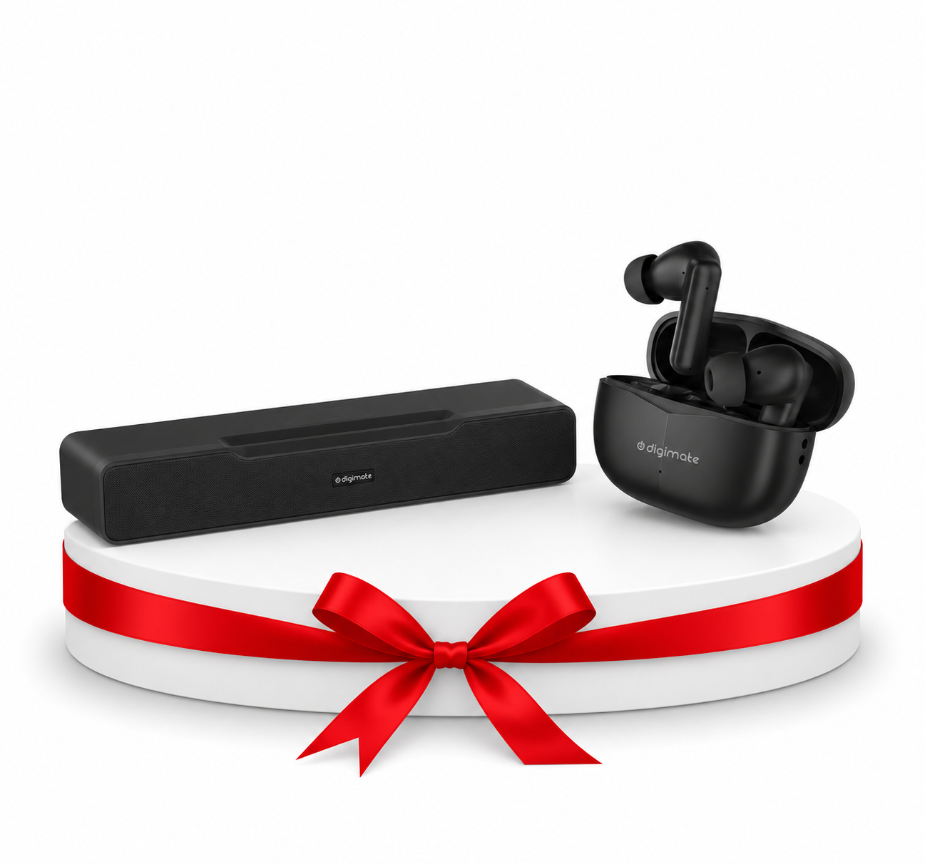 BOGO Offer: Boogie D1600 16W Bluetooth Speaker Bar System & Get Digimate Budmax True Wireless Earbuds FREE