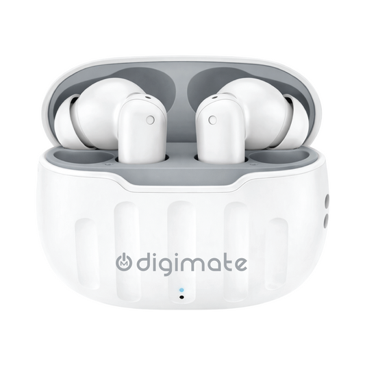 Digimate Ganesh Chaturthi  Special Offer Buy Budmax TWS Earbuds & Get Jackbeat Wired Earphones FREE | 100H Playtime | Bluetooth 5.0 | HD Dual Mic | IPX4 | Type-C Fast Charging