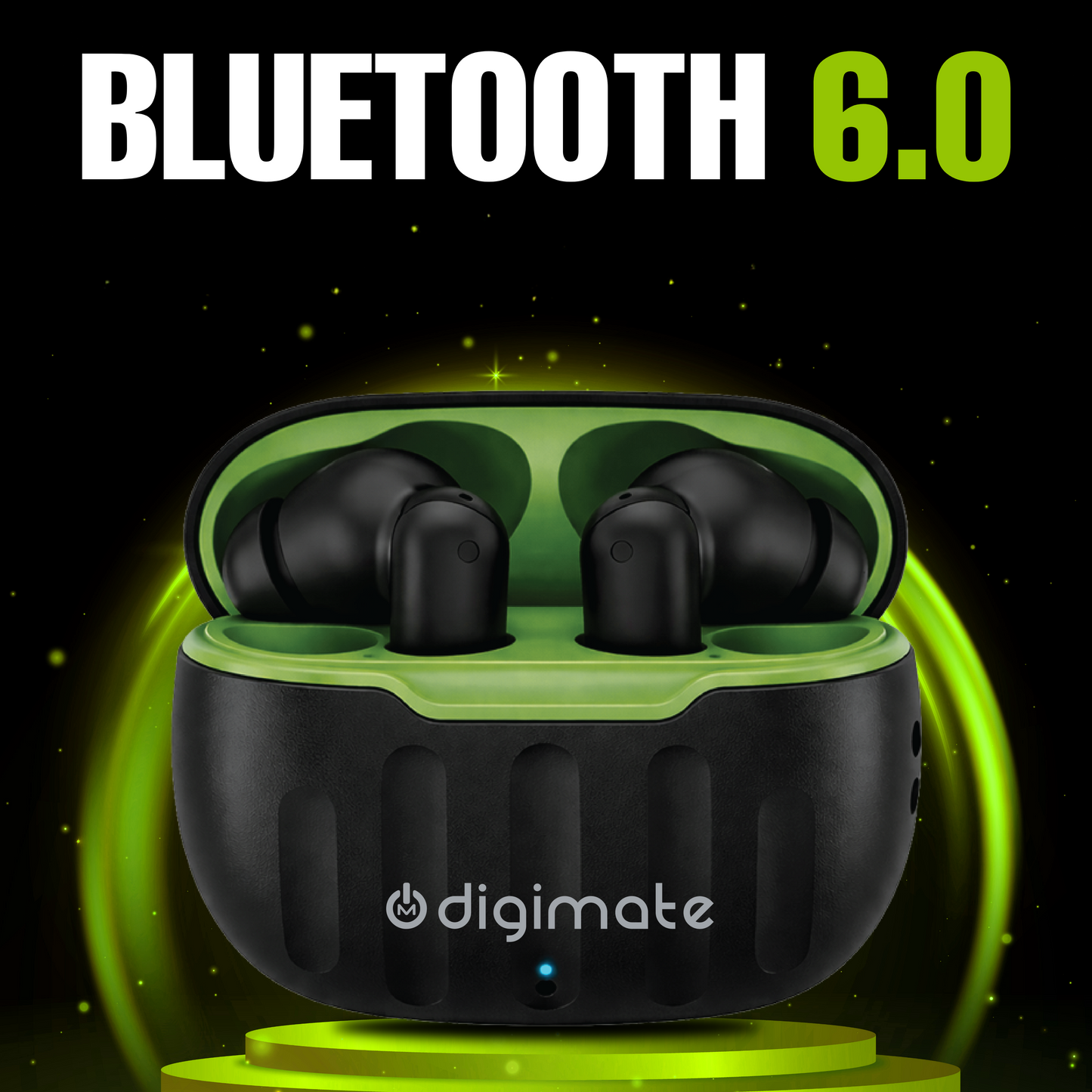 Digimate Ganesh Chaturthi  Special Offer Buy Budmax TWS Earbuds & Get Jackbeat Wired Earphones FREE | 100H Playtime | Bluetooth 5.0 | HD Dual Mic | IPX4 | Type-C Fast Charging