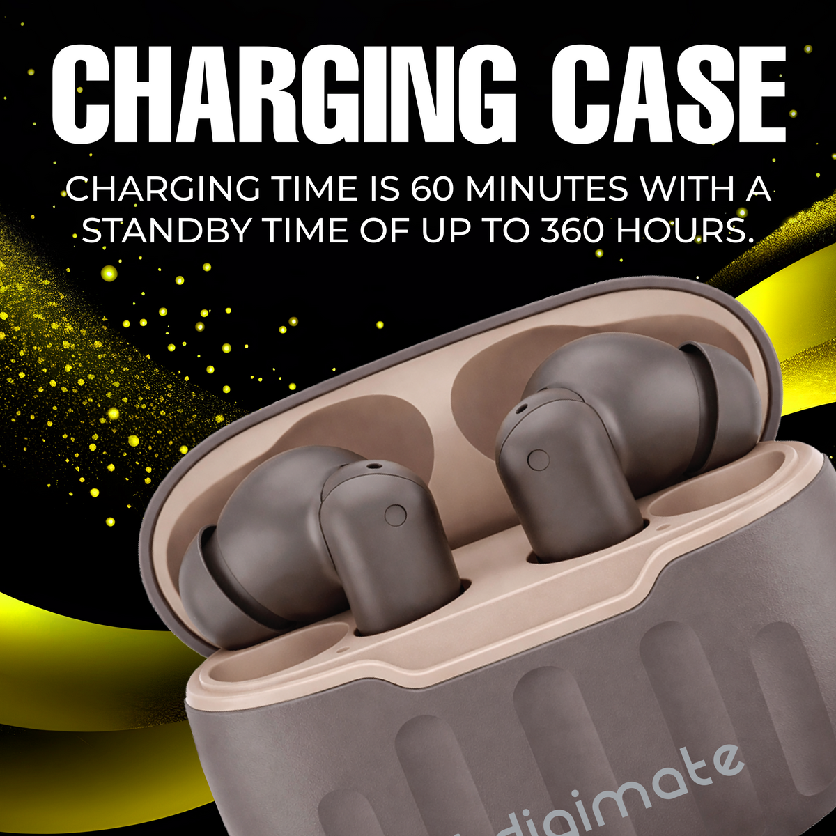 Digimate Ganesh Chaturthi  Special Offer Buy Budmax TWS Earbuds & Get Jackbeat Wired Earphones FREE | 100H Playtime | Bluetooth 5.0 | HD Dual Mic | IPX4 | Type-C Fast Charging