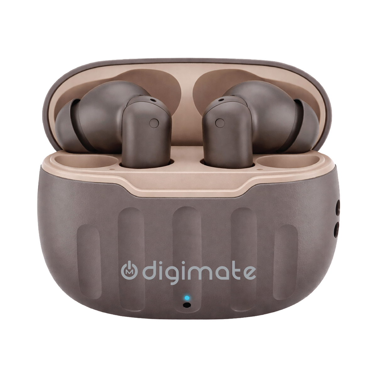 Digimate Budmax TWS Earbuds | Up to 100 Hours Playtime | Bluetooth 5.0 | Type-C Fast Charging | HD Dual Mic | IPX4 Water Resistant Wireless Earbuds (DG-EB-BUDMAX)