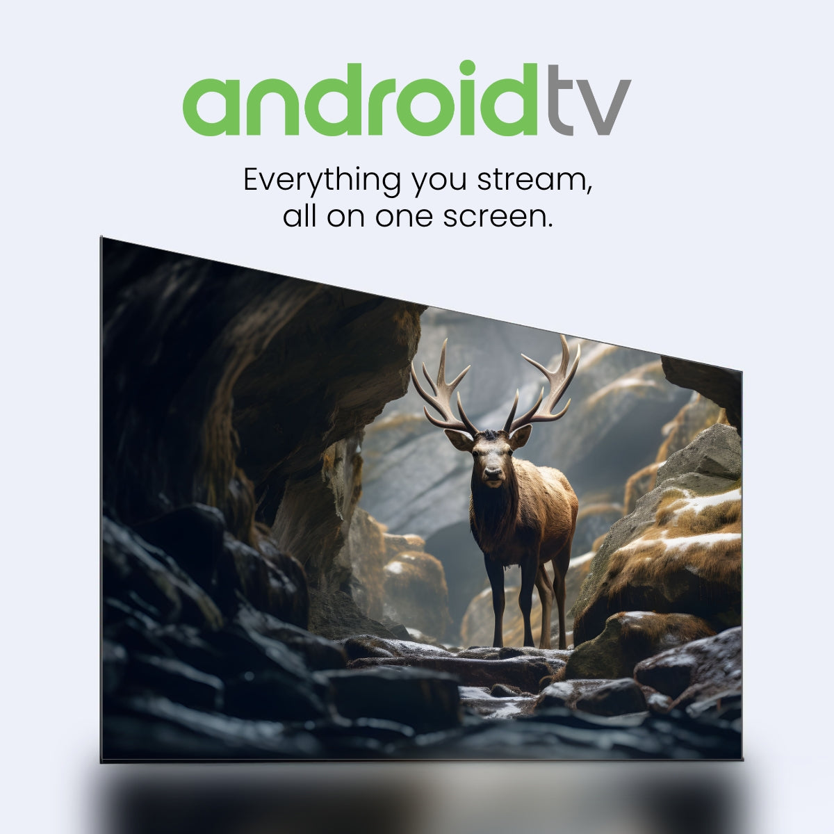 Digimate 32-Inch Frameless HD Smart LED TV with Google Assistant Voice Remote & Dolby Audio (DG-LED-3202) 2 Year Warranty