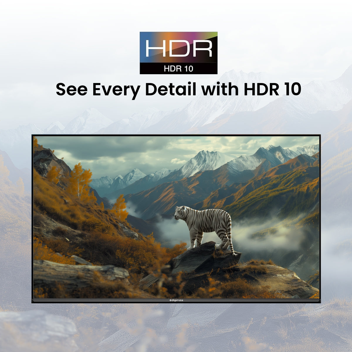 Digimate 32 inches HD Ready Smart Google TV 2025 Edition with Dolby Audio (DG-LED-3203, Black) 2 Year Warranty