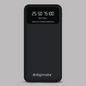 Digimate 10000mAh Power Bank | LED Display Dual Input Type-C Output | 22.5W Fast Charging (Black, DG-PB-1004)