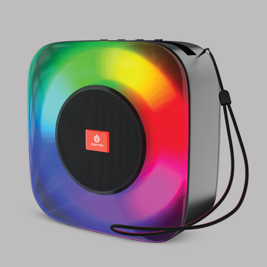 Digimate Blazz 10 Powerful Bass 10W Bluetooth Speaker with Large Driver, Rechargeable (DG-BS-1001, Black)