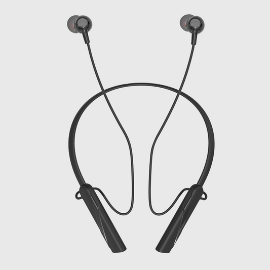 Digimate Dhun Neckband With 24 Hours Playtime, Bluetooth 5.2, 300mAh Battery, Type-C Fast Charge, Built-in Mic (DG-NB-1013-Black)