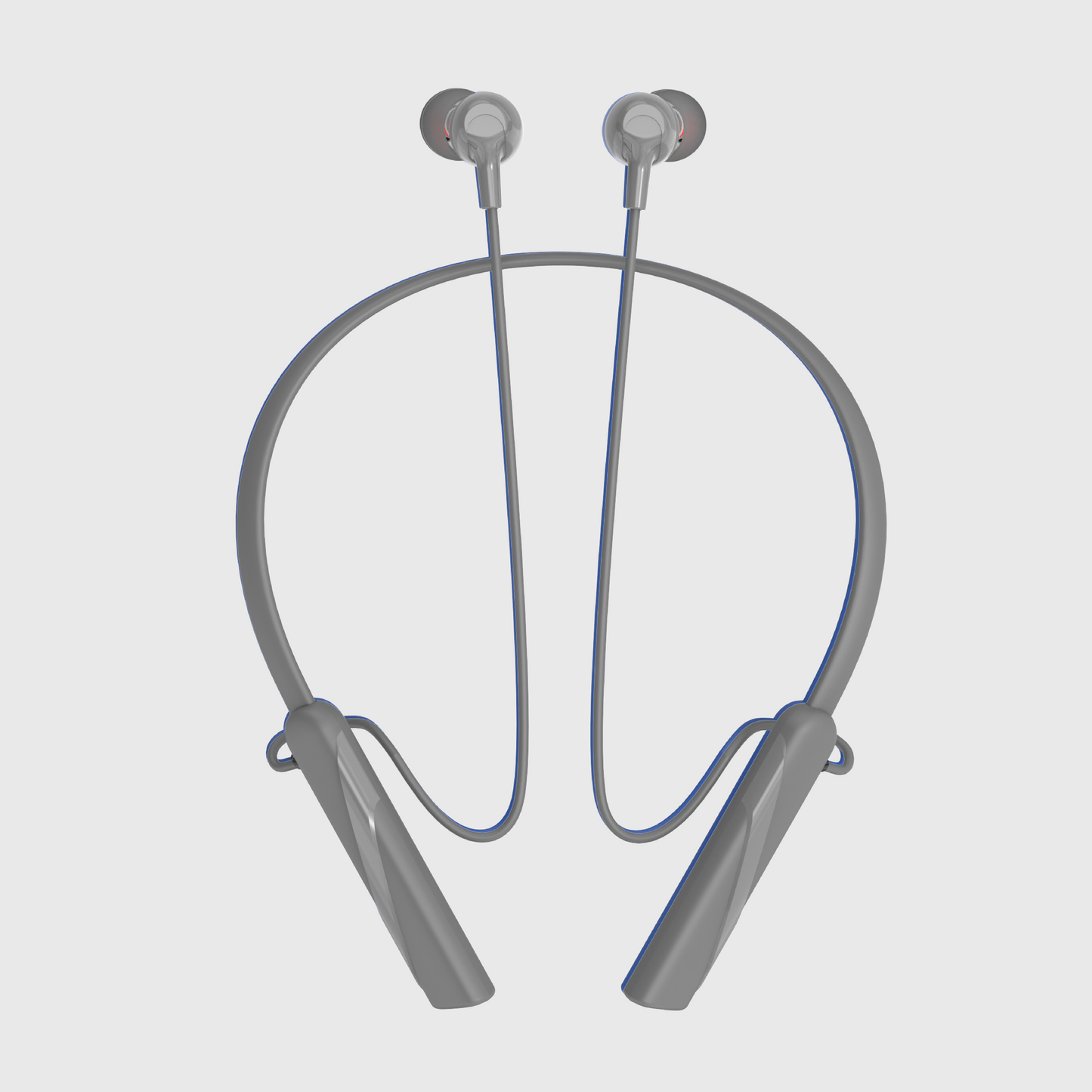 Digimate Dhun Neckband With 24 Hours Playtime, Bluetooth 5.2, 300mAh Battery, Type-C Fast Charge, Built-in Mic (DG-NB-1013-Grey))