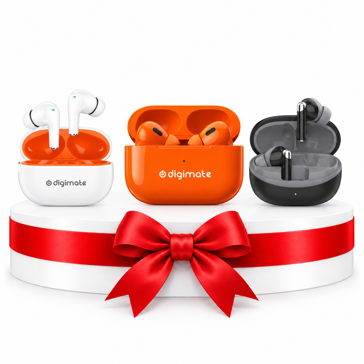 Digimate Triple Treat TWS Earbuds Combo | 3-in-1 Wireless Earbuds Gift Pack | ME, YaarBuds & Pearl | Stylish True Wireless Audio Collection (Assorted Colors)