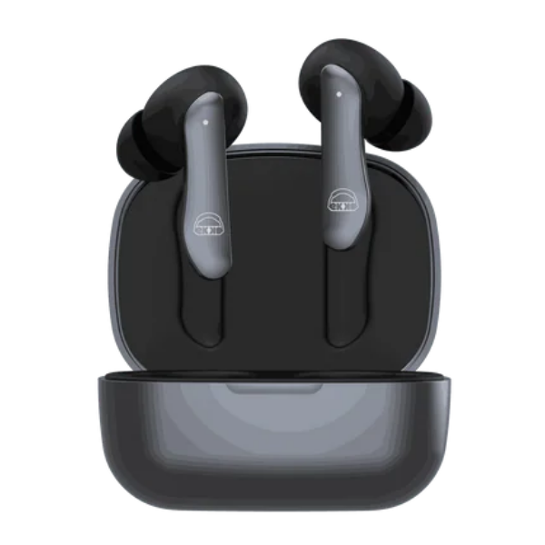EKKO Earbeats T06: 10MM Driver, ENC Call Noise Cancellation, Touch Control, Massive Bass, IPX4 Water Resistancel TWS, Upto 60H Playtime, with Mic, Massive Bass, IPX4 Water Resistance (Black)