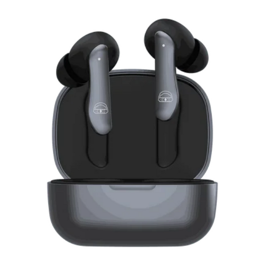 EKKO Earbeats T06: 10MM Driver, ENC Call Noise Cancellation, Touch Control, Massive Bass, IPX4 Water Resistancel TWS, Upto 60H Playtime, with Mic, Massive Bass, IPX4 Water Resistance (Black)