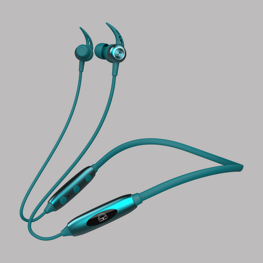 EKKO Unplug N03 Neckband: Top-tier ENC, 40ms Latency, 15-Hour Playback, Max Bass, Twin Connect, Siri & Google Assistant (Green)