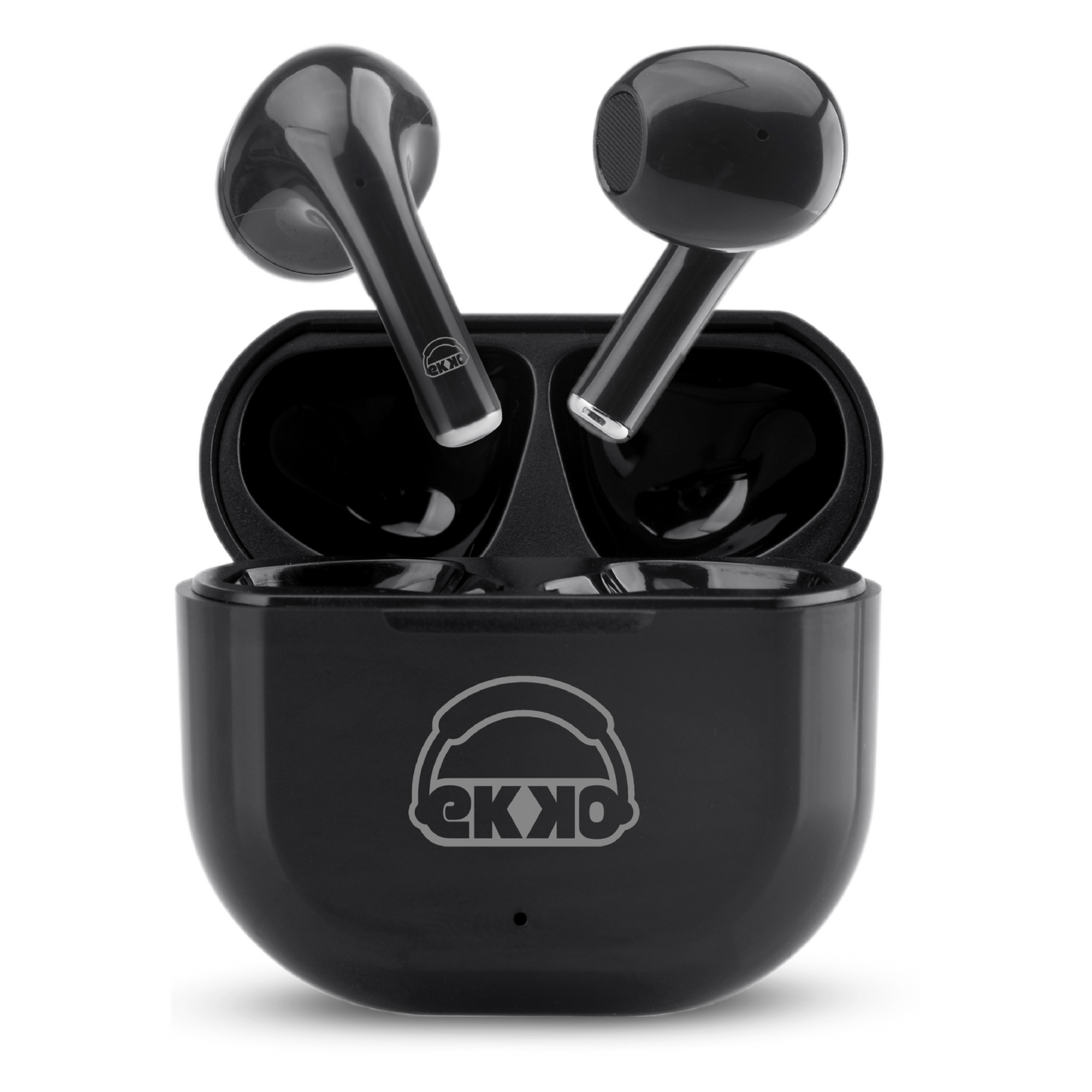 EKKO Earbeats T02: 10H Playtime, Siri & Google Assistant, Type C, 10MM Drivers, Mass Bass, Bluetooth 5.0, Ultimate Comfort (Black)