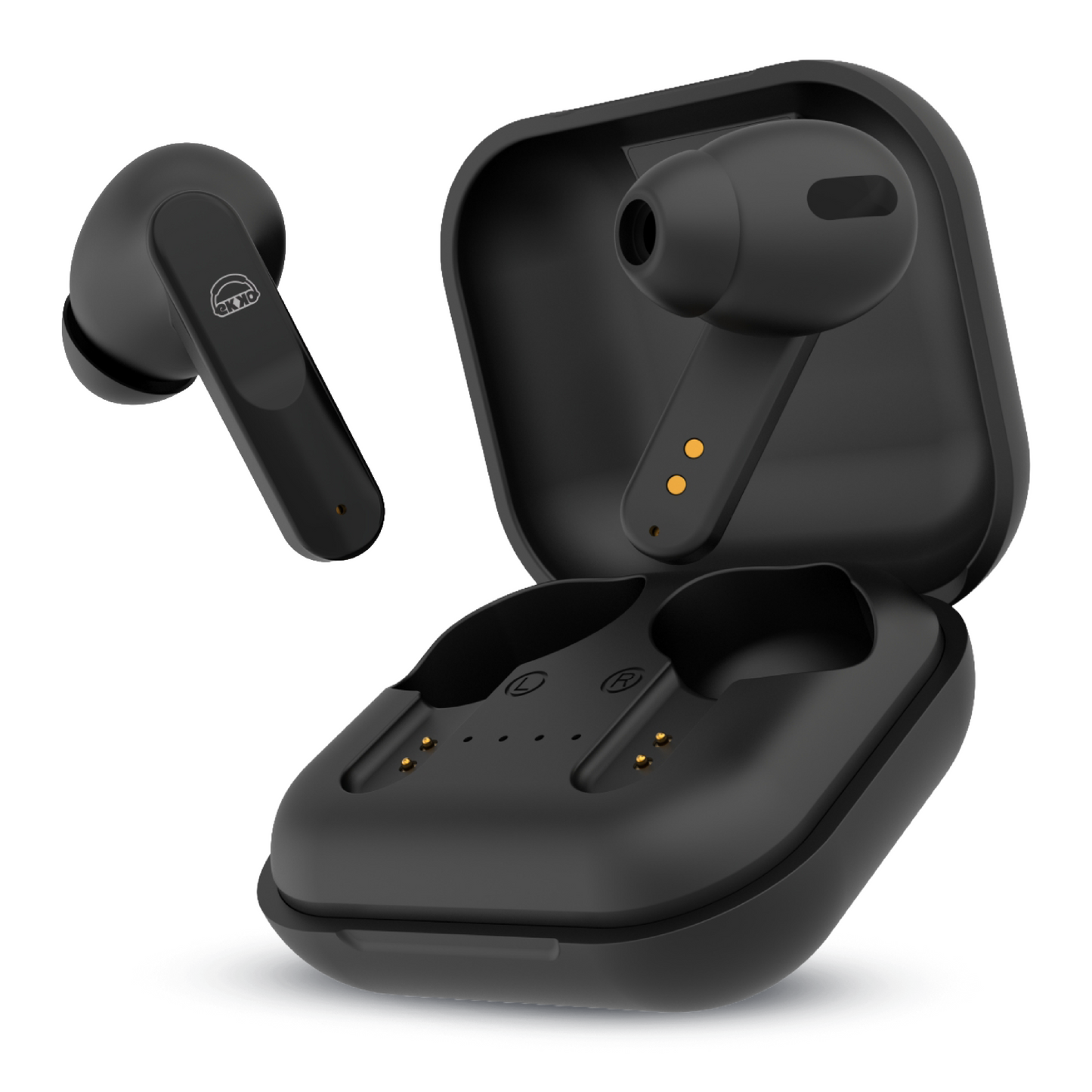 EKKO Earbeats T04 TWS: ENC Call Noise Cancellation, 50H Playtime, 10MM Driver, Twin Connect, Type-C Fast Charging, Siri & Google Assistant (Black)