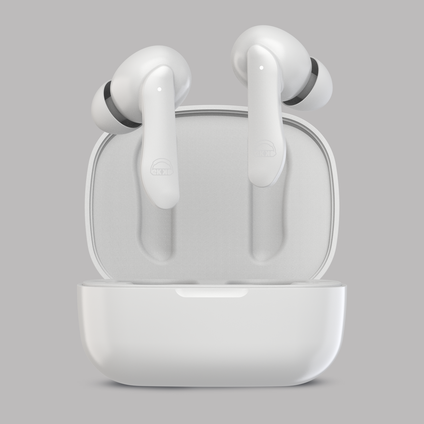 EKKO Earbeats T06: Upto 60H Playtime, 10MM Driver, ENC Call Noise Cancellation, Touch Control, Massive Bass, IPX4 Water Resistancel TWS, with Mic, Massive Bass, IPX4 Water Resistance (White)