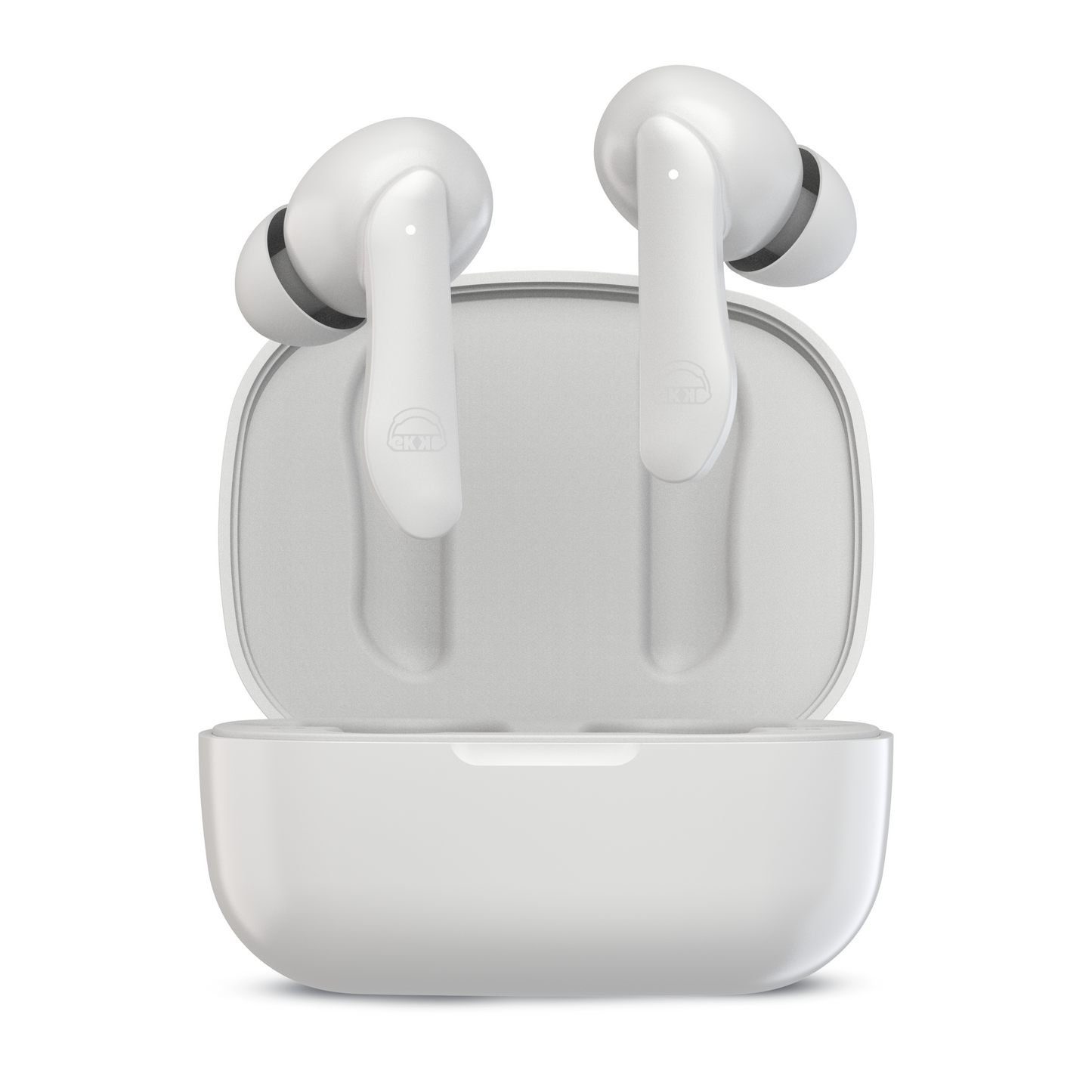 EKKO Earbeats T06: Upto 60H Playtime, 10MM Driver, ENC Call Noise Cancellation, Touch Control, Massive Bass, IPX4 Water Resistancel TWS, with Mic, Massive Bass, IPX4 Water Resistance (White)