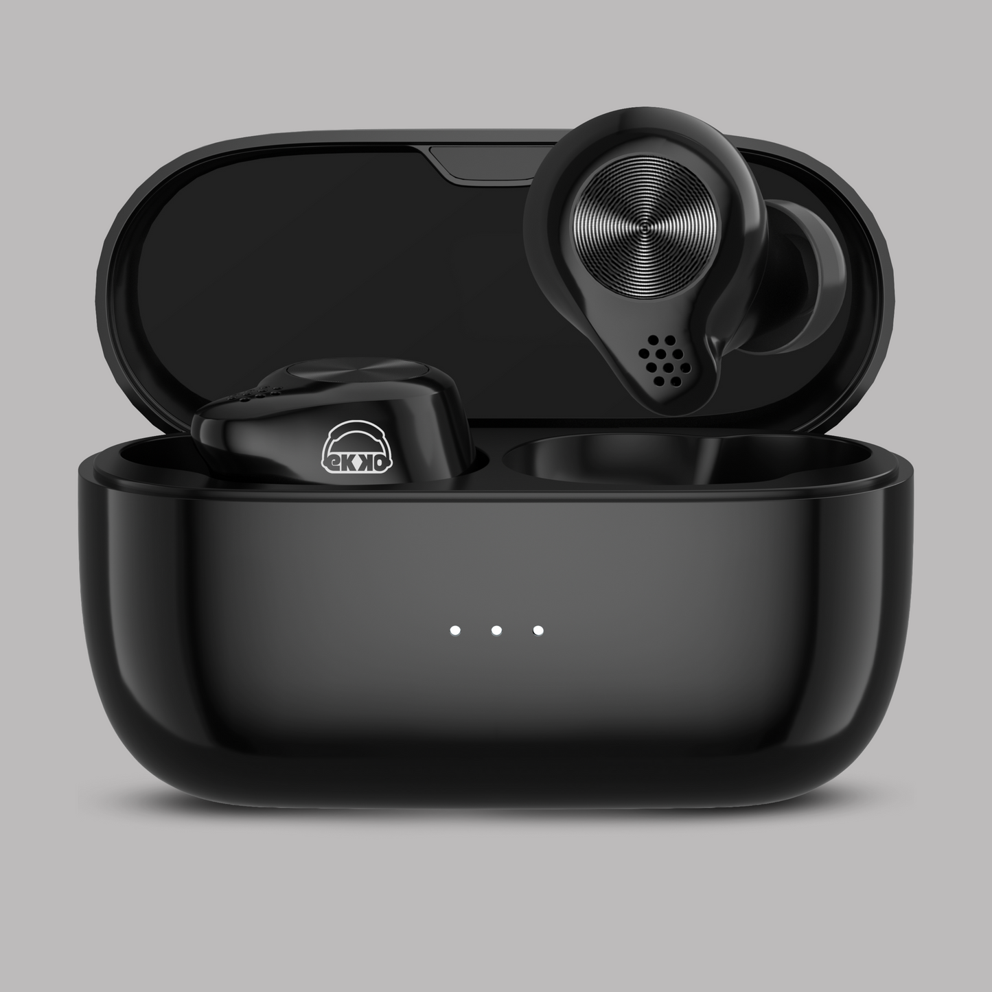 EKKO Earbeats T07: Mic, ENC Call Noise Cancellation, 10MM Driver, Twin Connect, Maxx Bass, Water Resistance (Black)