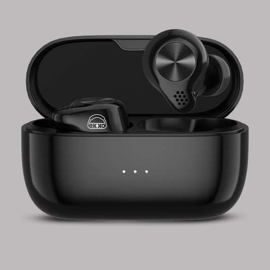 EKKO Earbeats T07: Mic, ENC Call Noise Cancellation, 10MM Driver, Twin Connect, Maxx Bass, Water Resistance (Black)