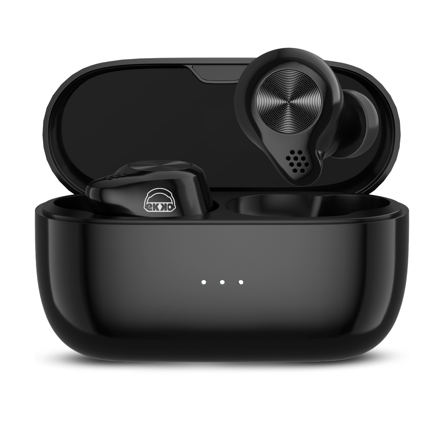 EKKO Earbeats T07: Mic, ENC Call Noise Cancellation, 10MM Driver, Twin Connect, Maxx Bass, Water Resistance (Black)