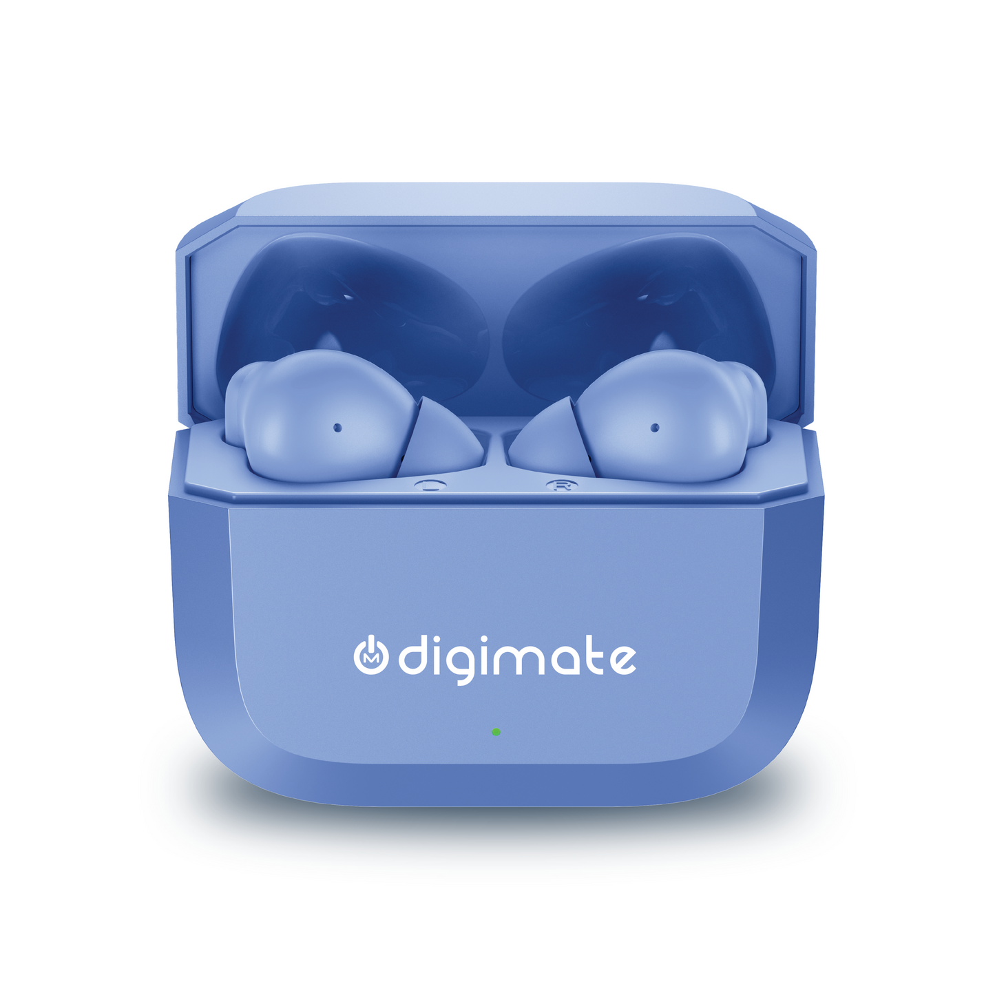Digimate Enjoy TWS Earbuds | 120H Playtime | Bluetooth 6.0 | Dual Mic | Fast Charging | Touch Control | Voice Assistant (DG-EB-ENJOY-01-Blue)