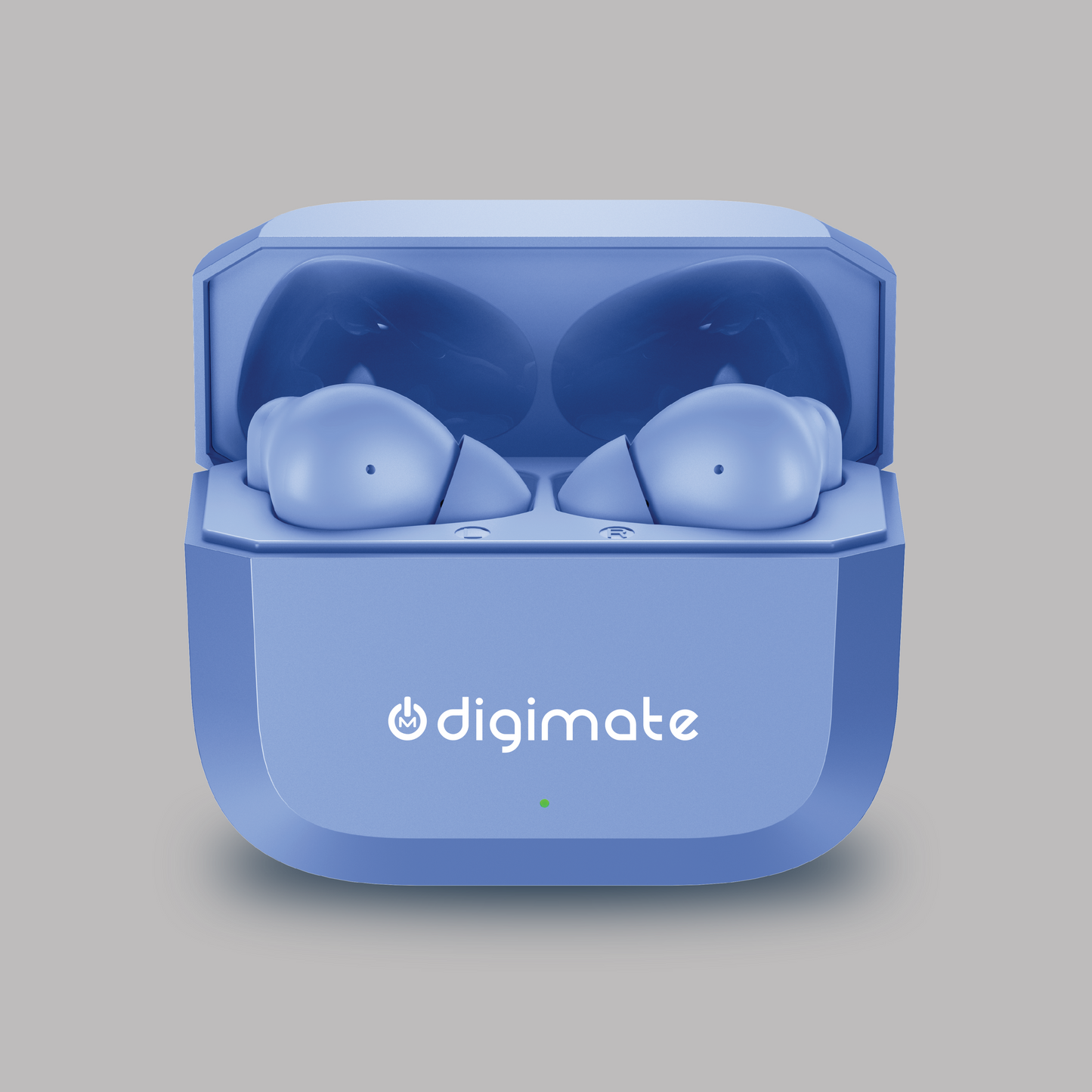 Digimate Enjoy TWS Earbuds | 120H Playtime | Bluetooth 6.0 | Dual Mic | Fast Charging | Touch Control | Voice Assistant (DG-EB-ENJOY-01-Blue)
