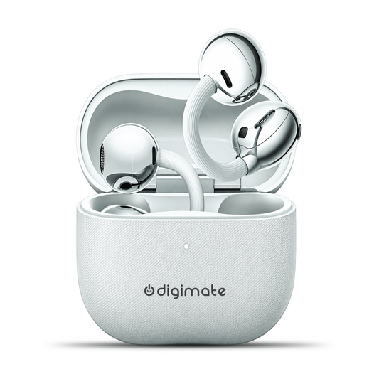 Digimate ENJOY 2.0 Wireless Bluetooth Earbuds | 120H Playtime | Bluetooth 6.0 | HD Dual Mic | Type-C Charging | 350mAh Battery
